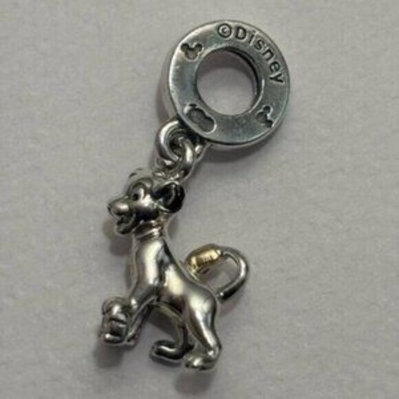 Authentic Pandora Disney 100th Anniversary Simba Lab-Grown Diamond Dangle Charm - Picture 3 of 4